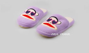 2012新款大嘴猴舒棉絨牛筋底家居拖鞋 舒適與時(shí)尚的完美結(jié)合